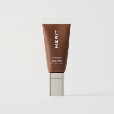 Merit Beauty The Uniform Tinted Mineral Sunscreen Spf 45 In Rich Cool