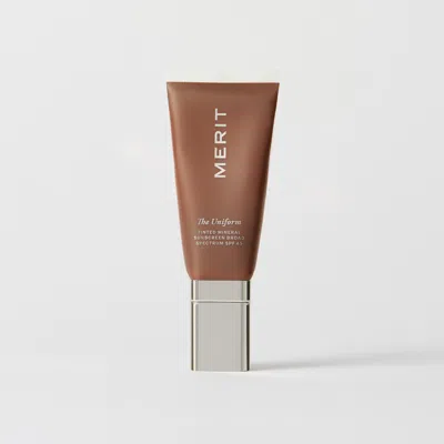 Merit Beauty The Uniform Tinted Mineral Sunscreen Spf 45 In Rich Warm