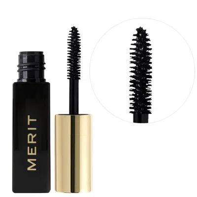 Merit Mini Clean Lash Lengthening Tubing Mascara Black 0.11 Oz/3.5 ml