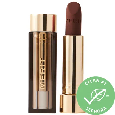 Merit Signature Lip Lightweight Matte Lipstick Equestrian 0.10 oz