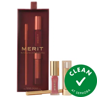 Merit The Archival Lip Essentials Gift Set