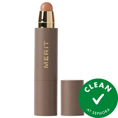 Merit The Minimalist Perfecting Complexion Foundation And Concealer Stick Calico .23 oz / 6.5 G In White