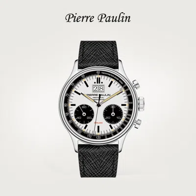 Pre-owned Merkur Men Chronograph Watch 40mm Panda Manual Wind Mechanical Wristwatch St29