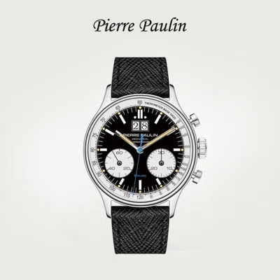 Pre-owned Merkur Men Chronograph Watch 40mm Panda Manual Wind Mechanical Wristwatch St29