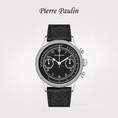 Pre-owned Merkur Men Chronograph Watch Manual Wind Mechanical Wristwatch St2901 Black Dial