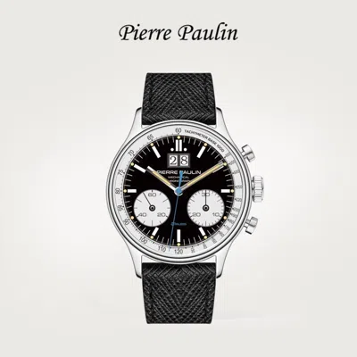 Pre-owned Merkur Men Chronograph Watch Panda Manual Wind Mechanical Watches Luminous Ty29
