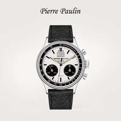 Pre-owned Merkur Men Chronograph Watch Panda Manual Wind Mechanical Watches Luminous Ty29