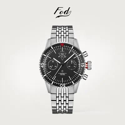 Pre-owned Merkur Mens Chronograph Watches Fod Watch Hand Wind Mechanical Luminous Ty2901