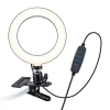 Merkury Innovations Merkury 6" Ring Light With Metal Clip In Black