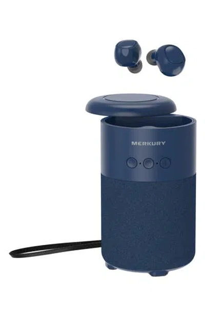 Merkury Innovations Portable Bluetooth Speaker & Wireless Earbuds In Purple