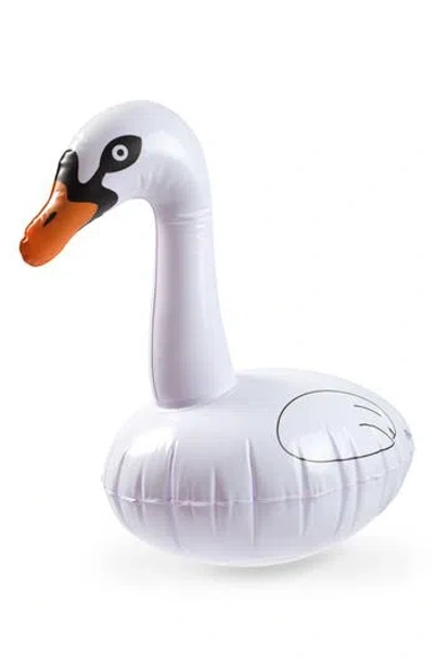 Merkury Innovations Solar Inflatable Led Swan In Multi