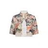 Merlenne Women's Van Gogh Print Jacket With Fringes