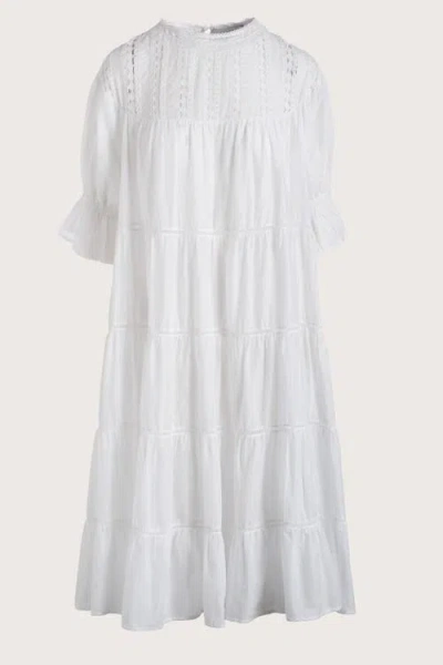 Merlette Aurora Midi Dress In White