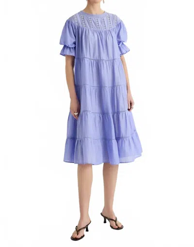 Merlette Aurora Midi Dress In Jacaranda In Blue