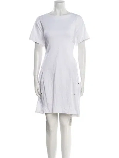Pre-owned Merlette Bateau Neckline Mini Dress W/ Tags In White