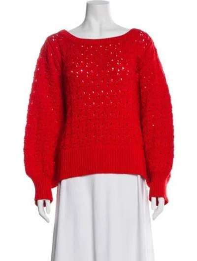 Pre-owned Merlette Bateau Neckline Sweater In Multi