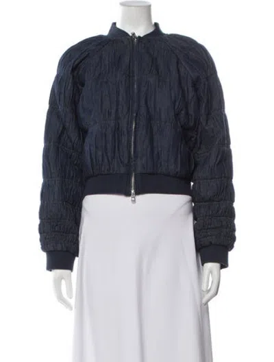 Pre-owned Merlette Bomber Jacket In Blue
