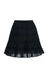 Merlette Cassis Skirt In Black In Black