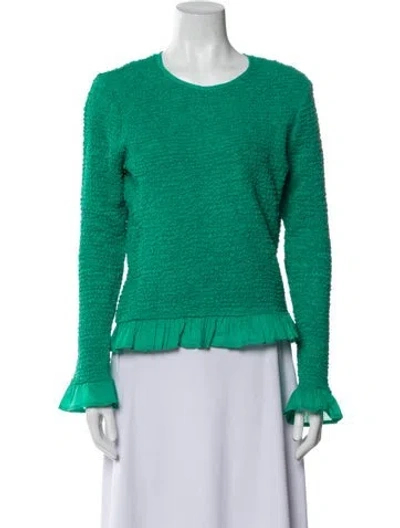 Pre-owned Merlette Crew Neck Long Sleeve Sweatshirt W/ Tags In Green