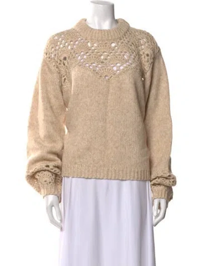 Pre-owned Merlette Crew Neck Sweater In Neutral