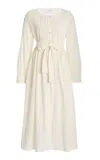 Merlette Cypress Cotton Dress In Ivory