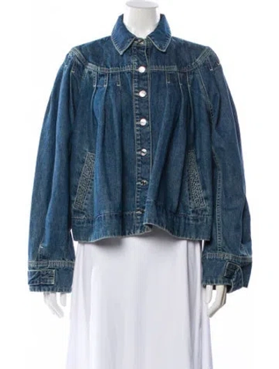 Pre-owned Merlette Denim Jacket In Blue