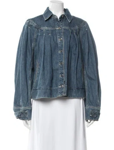 Pre-owned Merlette Denim Jacket In Blue