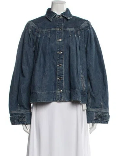 Pre-owned Merlette Denim Jacket In Blue