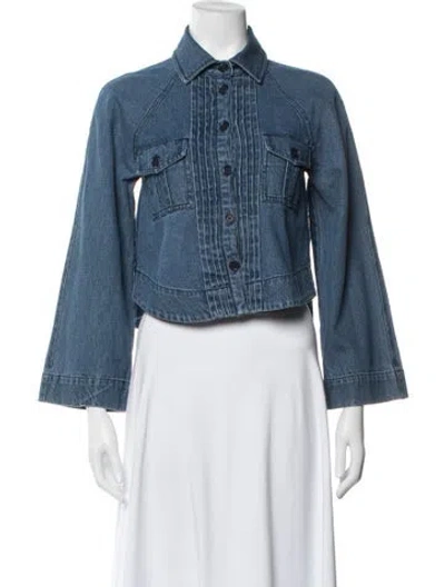 Pre-owned Merlette Denim Jacket In Blue