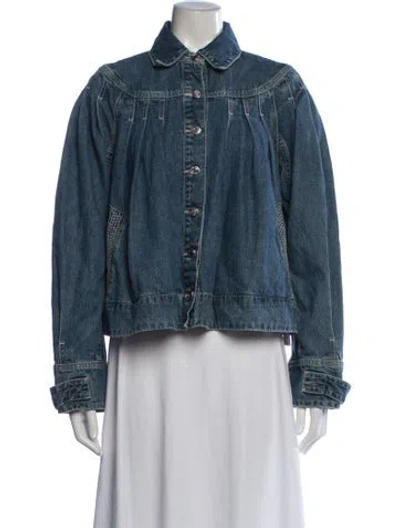 Pre-owned Merlette Denim Jacket In Blue