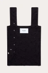 Merlette Eyelet Tote Bag In Black In Black