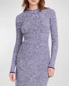 Merlette Flums Crewneck Knit Top In Cobalt Multi