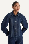 Merlette Folsom Jacket In Dark Denim In Dark Denim