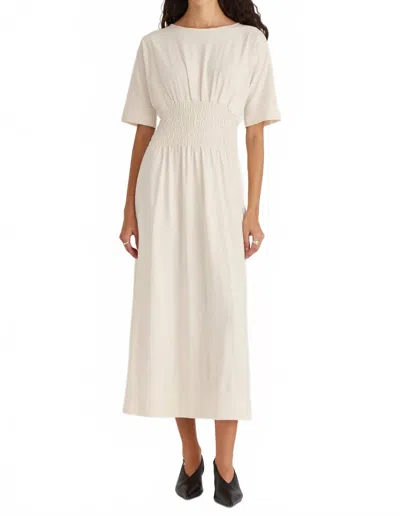 Merlette Gallen Midi Dress In Opaline In White
