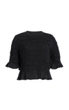 Merlette Grasse Top In Black In Black