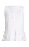Merlette Harena Poplin Top In White