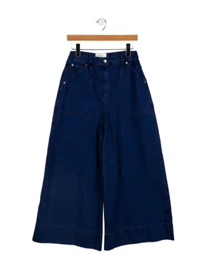 Pre-owned Merlette High-rise Wide Leg Jeans W/ Tags In Blue