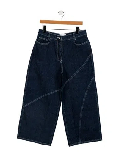 Pre-owned Merlette High-rise Wide Leg Jeans W/ Tags In Blue