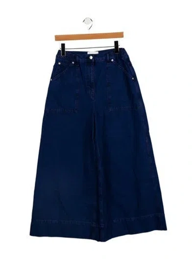 Pre-owned Merlette High-rise Wide Leg Jeans W/ Tags In Blue
