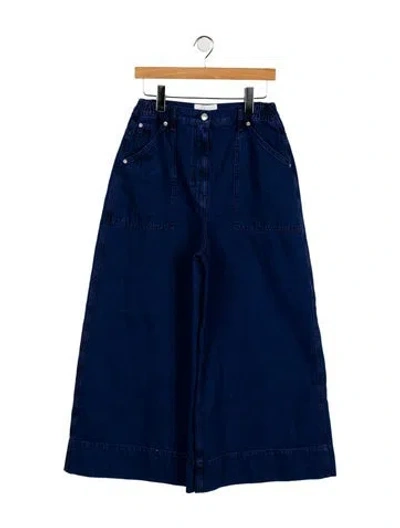 Pre-owned Merlette High-rise Wide Leg Jeans W/ Tags In Blue