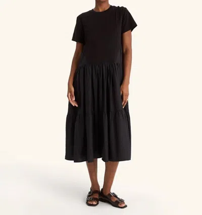 Merlette Irene Tiered Dress In Black