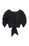 Merlette Iris Top In Black In Black
