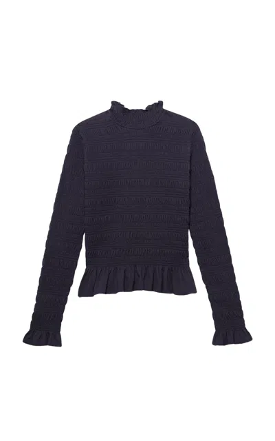 MERLETTE KANTOR COTTON-JERSEY TOP
