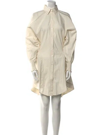 Pre-owned Merlette Knee-length Dress In Neutral