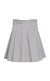 Merlette Kona Striped Cotton-blend Mini Skirt