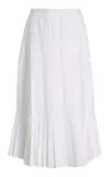 Merlette Litus Poplin Skirt In White
