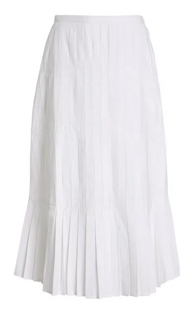 Merlette Litus Poplin Skirt In White