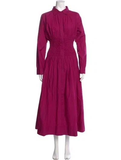Pre-owned Merlette Long Dress In Purple