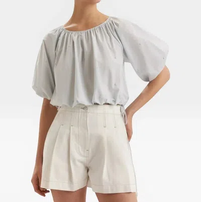 Merlette Lotus Top In Skye In Gray