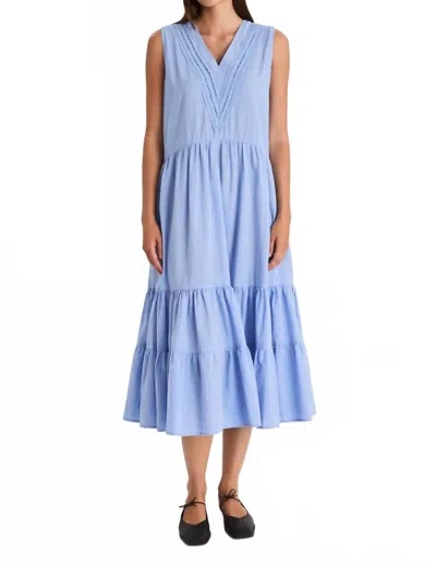 Merlette Marisa Dress In Chambray In Blue